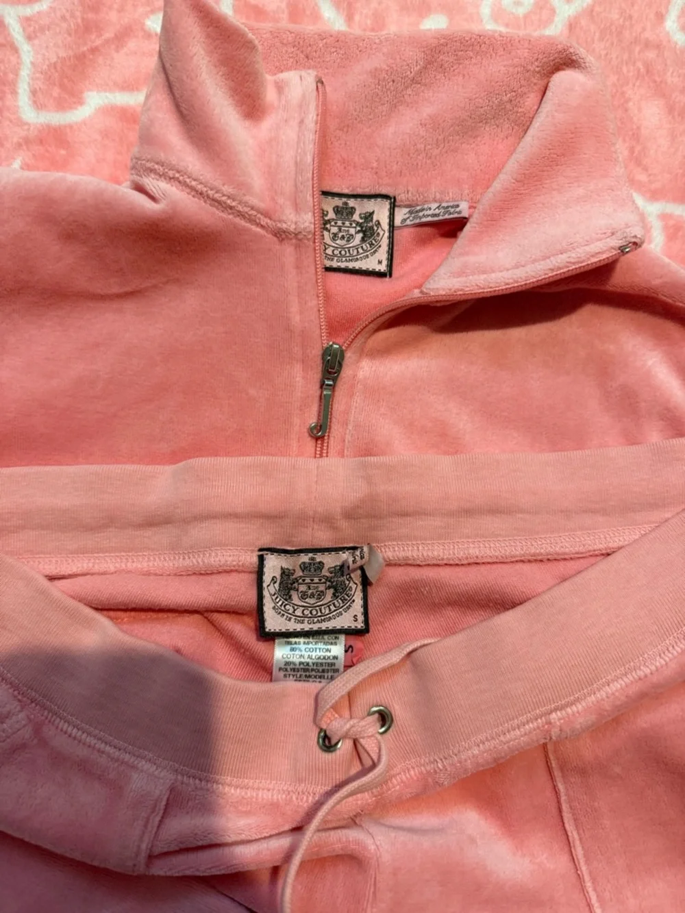 Juicy Couture Pink Tracksuit - Picture 2 of 3